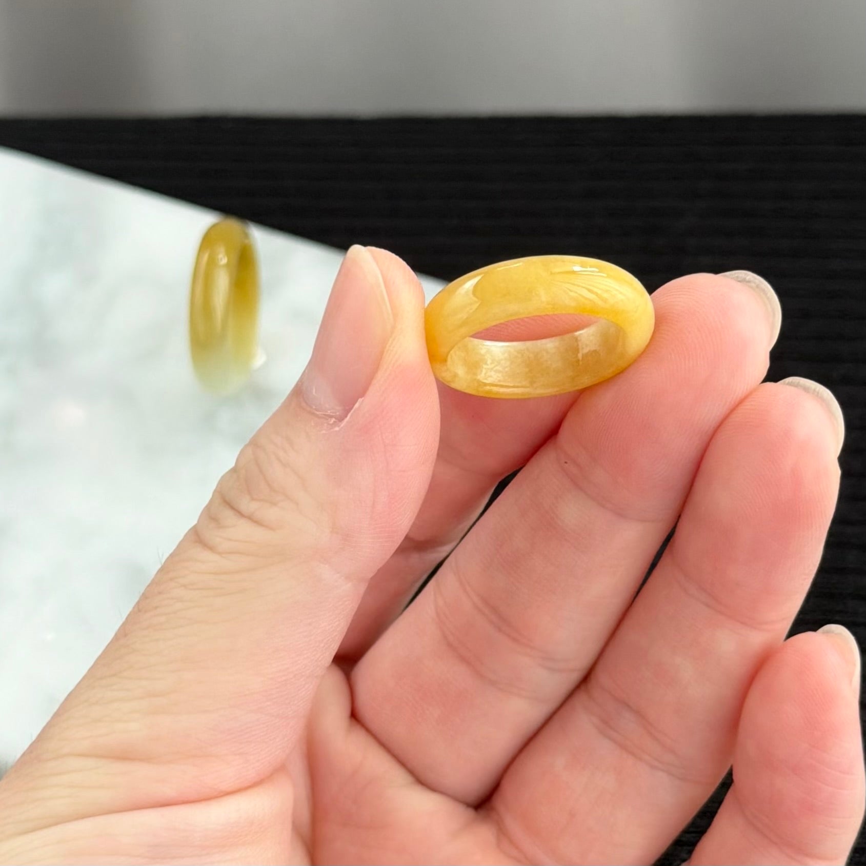 The Gilded Harvest Series Jadeite Ring 金秋丰华