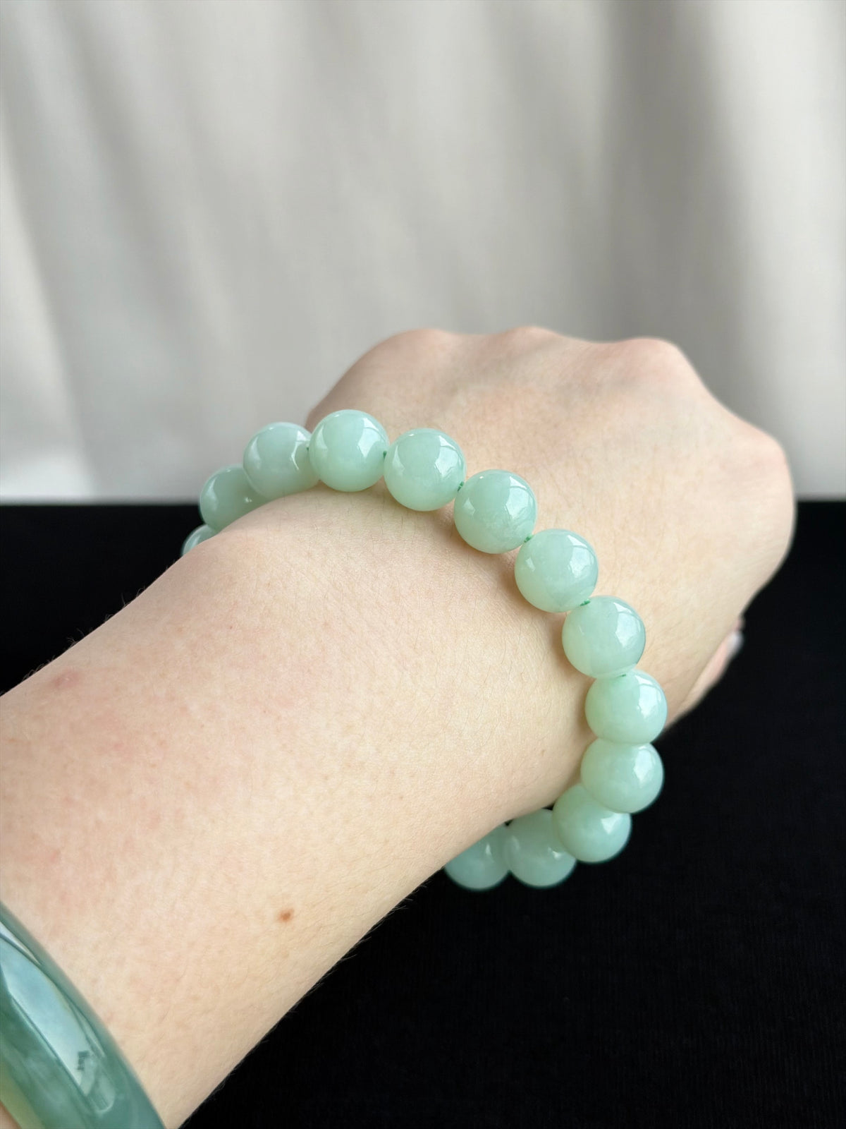 The Classic Evergreen 12.0mm Jadeite Bracelet 长青 (Preview)