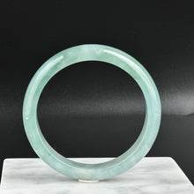 Load image into Gallery viewer, 80157 57.0mm Highly Translucent Blue Jadeite Bangle
