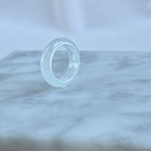 Load image into Gallery viewer, 80588 Icy White Jadeite Ring
