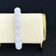 Lavender Frost 12.7mm Jadeite Bracelet 薰光霜影