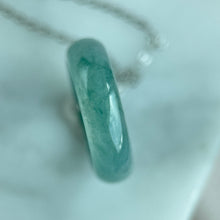 Load image into Gallery viewer, 15.2mm Glacier Blue Jadeite Ring
