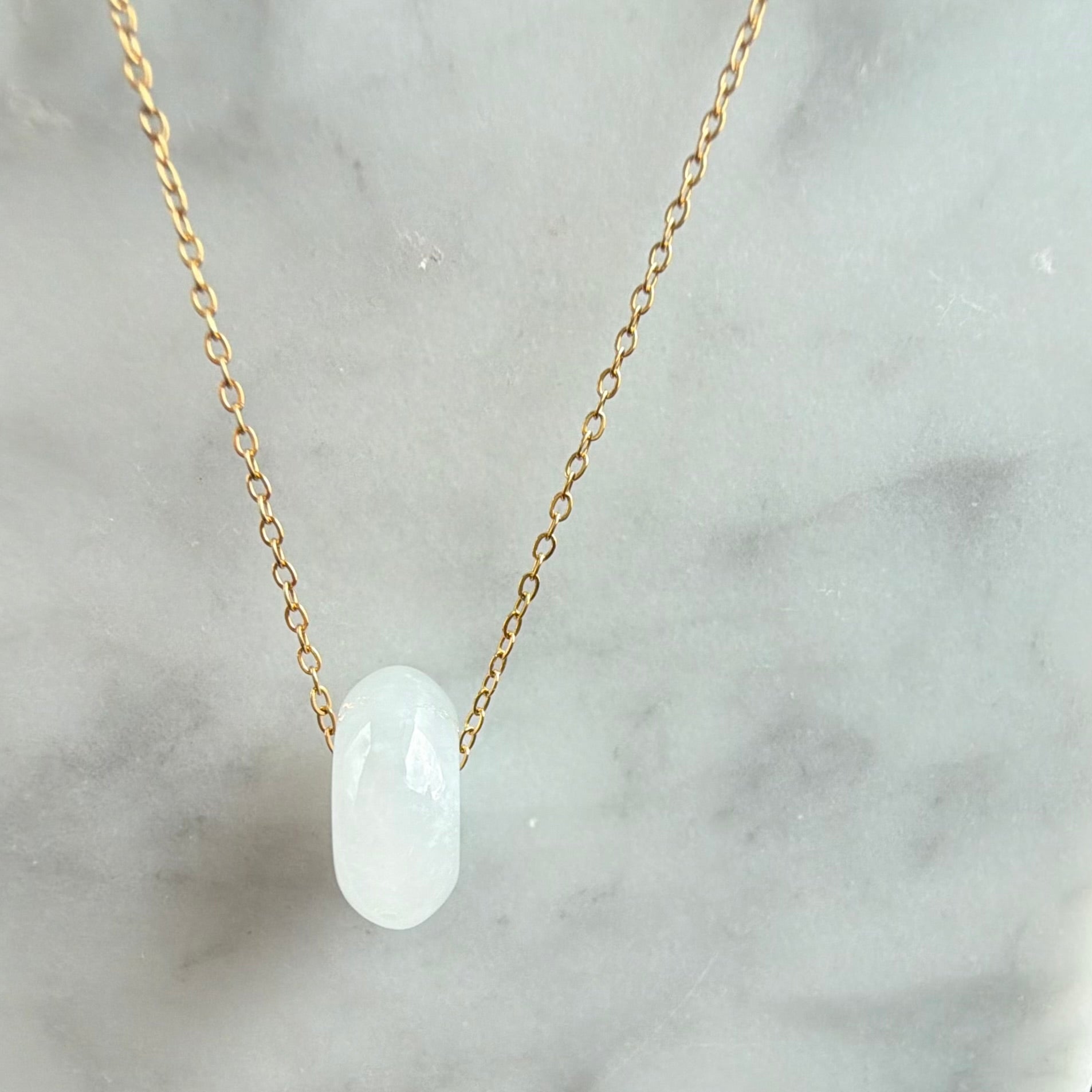 Snowmist Charm Jadeite Pendant 雪雾小环