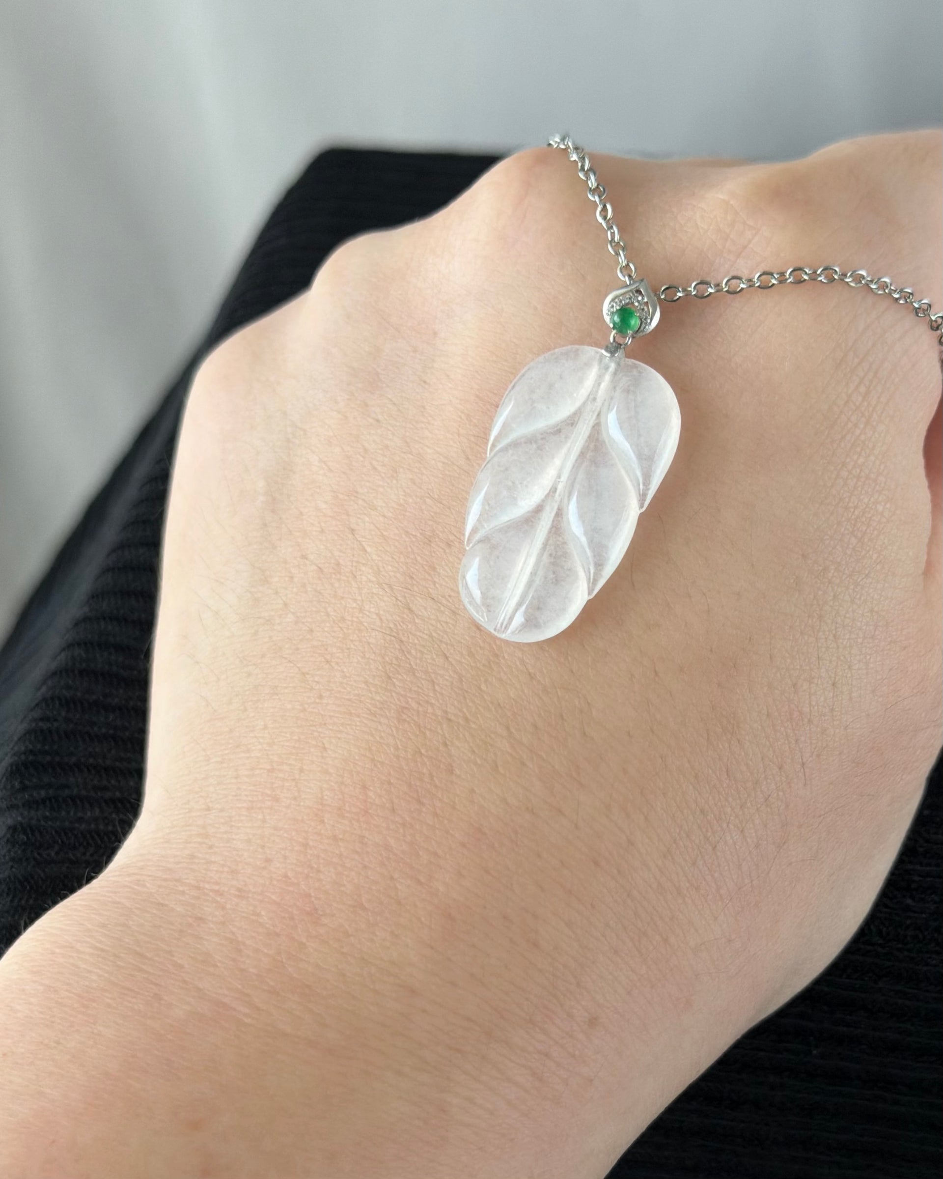 First Frost of Hokkaido Jade Pendant 北海道初雪 (Preview)