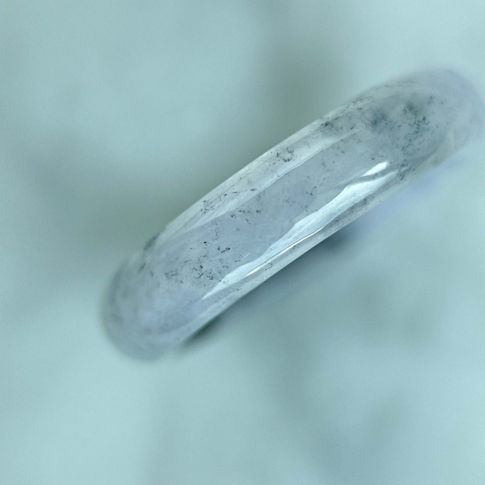 Icy Lavender Wuji Jadeite Ring