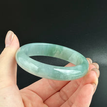 Load image into Gallery viewer, 80157 57.0mm Highly Translucent Blue Jadeite Bangle
