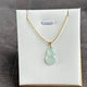 13191 Highly Translucent Light Green Hulu Jadeite Pendant