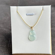 Load image into Gallery viewer, 13191 Highly Translucent Light Green Hulu Jadeite Pendant
