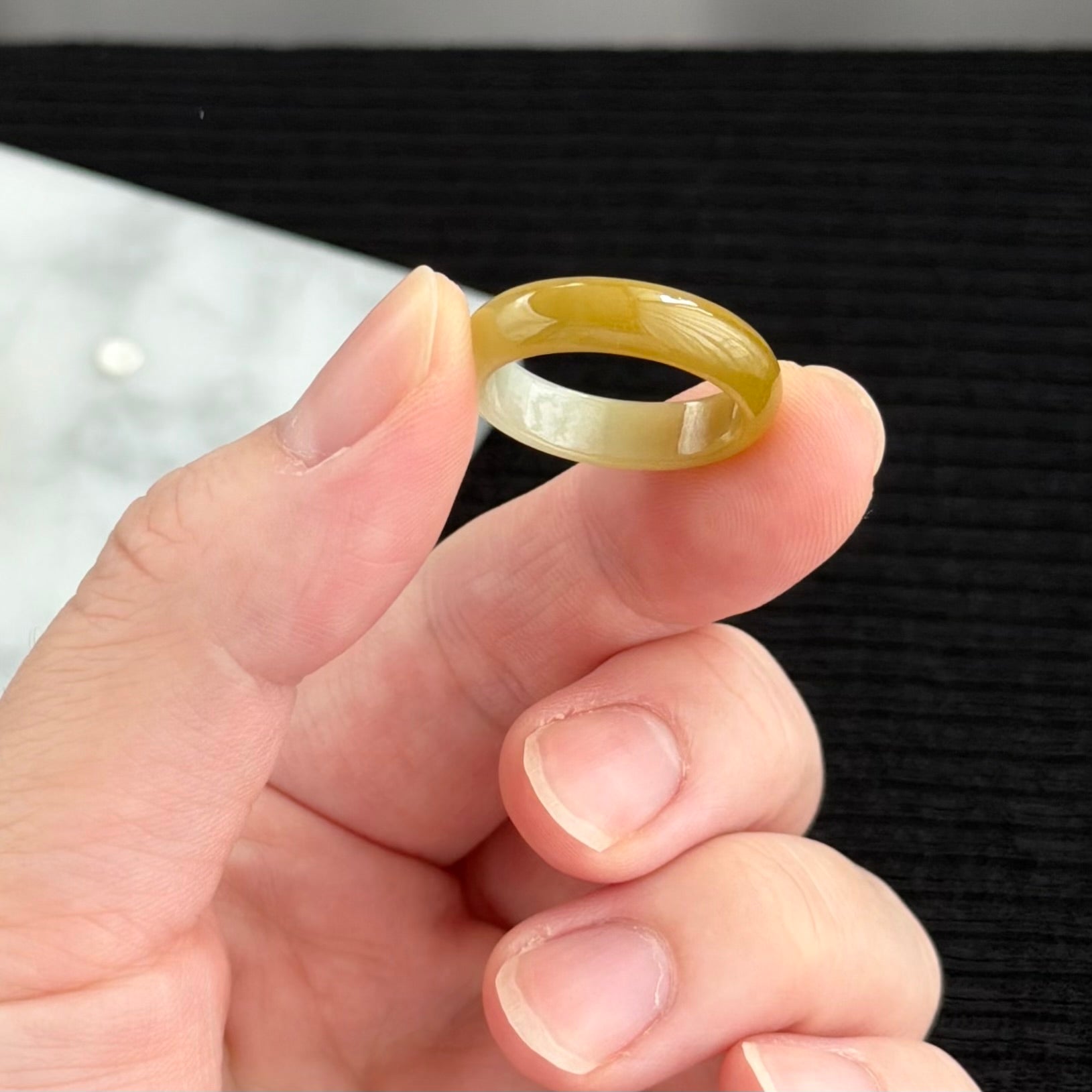 The Gilded Harvest Series Jadeite Ring 金秋丰华