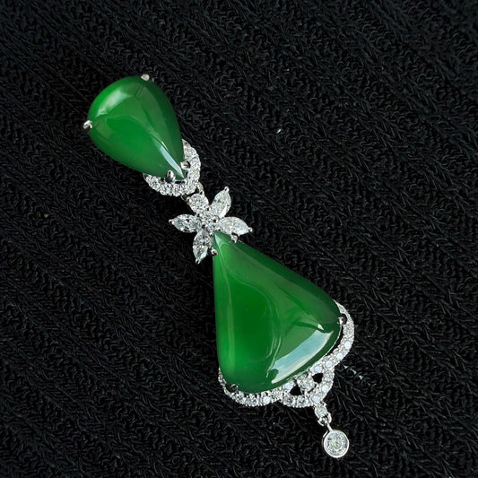 Heart of Fortune Jadeite Pendant 福心之源