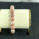 Autumn Blush 12.5mm Jadeite Bracelet 秋霞流光