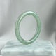 123553 53.5mm Celadon Green Rounded Jadeite Bangle