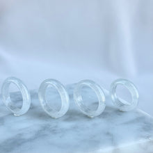 Load image into Gallery viewer, 80588 Icy White Jadeite Ring
