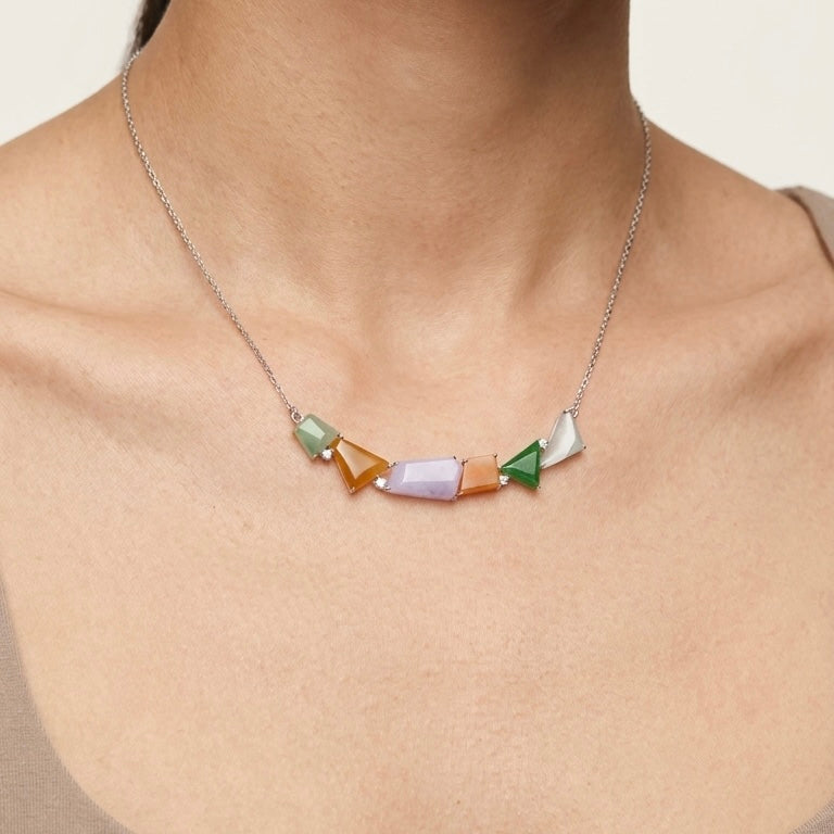 Prism of the Secret Garden Jadeite Pendant 庭园幻影