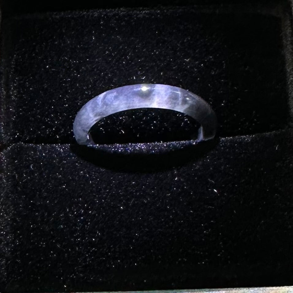 19.0mm Ice Wuji Jadeite Ring