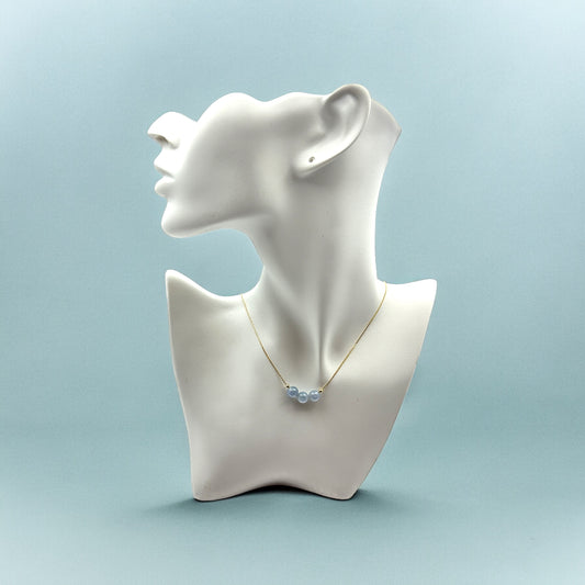 22381 Ja’dew Aura Lavender Jade Necklace