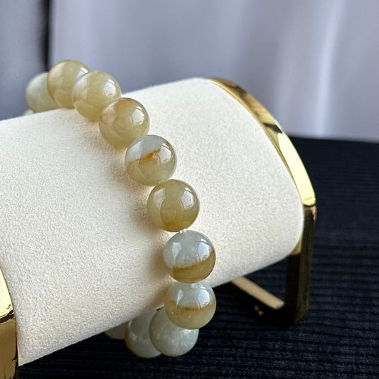 Golden Dawn 12.5mm Jadeite Bracelet 金曦初绽