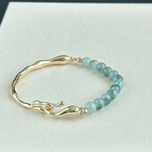 Load image into Gallery viewer, 120588 Blue Mirage Type A Jadeite Cuff
