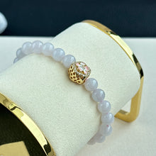 Load image into Gallery viewer, Lotus Harmony Jade Bracelet
