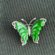 Imperial Flutter Jadeite Brooch 帝绿蝶影