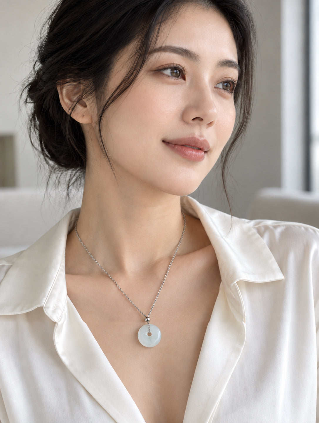 Clair de Lune Jadeite Pendant 月光曲