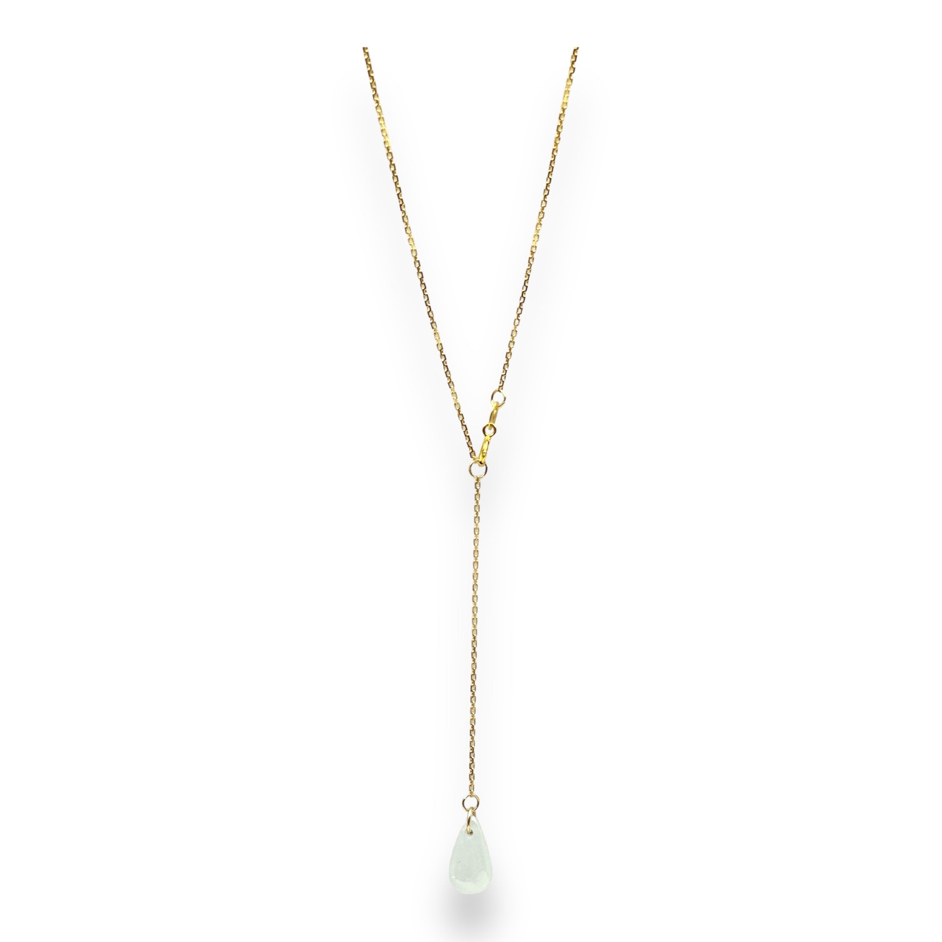 22381 Ja’dew Aura Lavender Jade Necklace